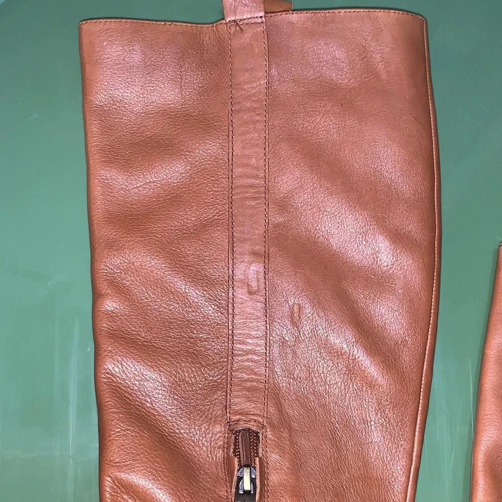 Sam Edelman Brown Heeled Knee High Boots 7.5 - Picture 10 of 12